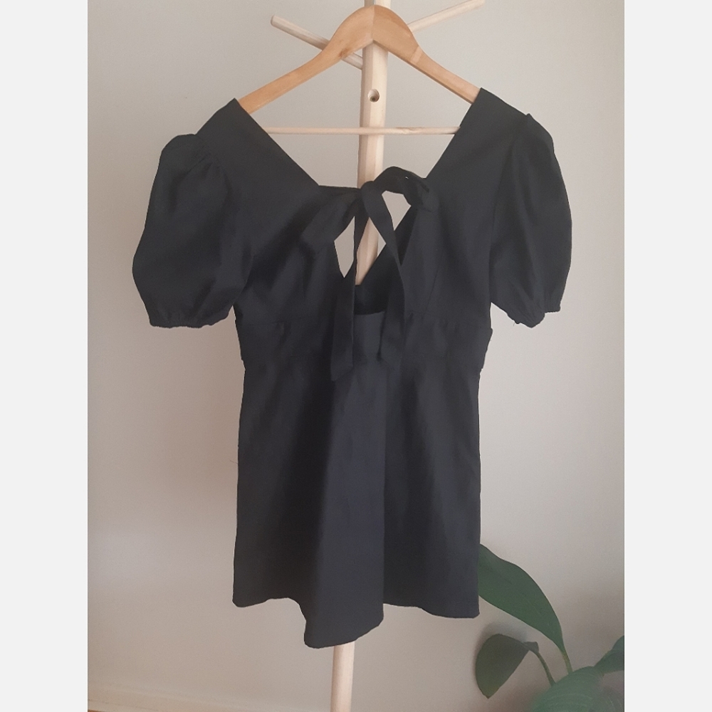 RUNAWAY Ellicia Mini Dress in Black NEW With Tags *Size 12* - Picture 4 of 7